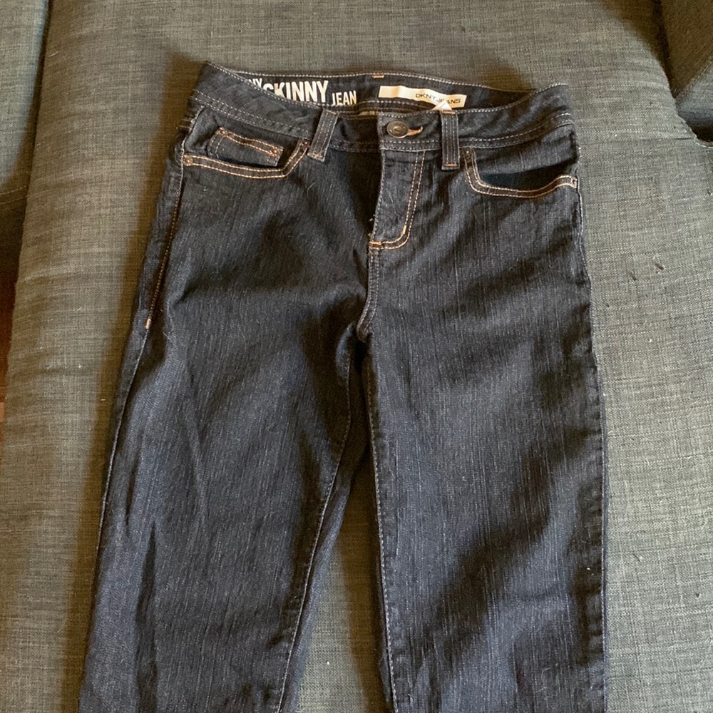 DKNY jeans, black, size 4.